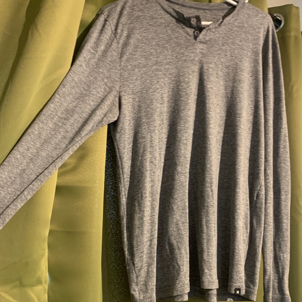 Hurley Gray Long Sleeve Tee